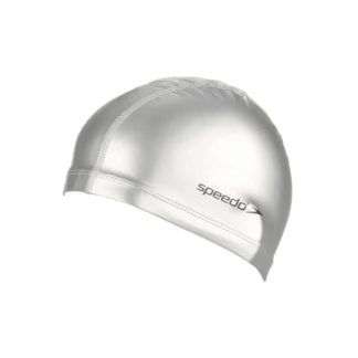 SPEEDO SWIM CAP GORRA SILICON PLATA