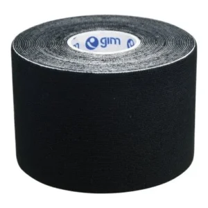 GIM CINTA KINESIOLOGICA 500x5cm NEGRO