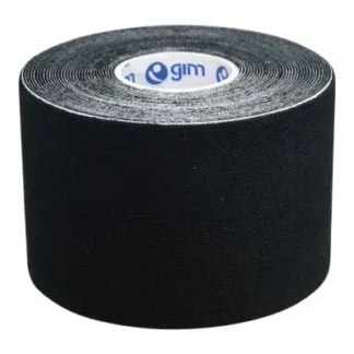 GIM CINTA KINESIOLOGICA 500x5cm NEGRO