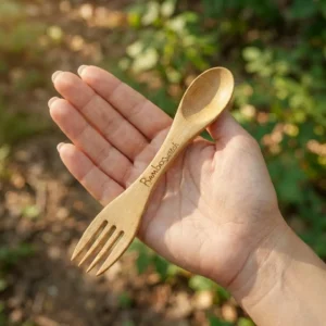 G5-5015 DRS BAMBOO SPORK CUCHARRA TENEDOR