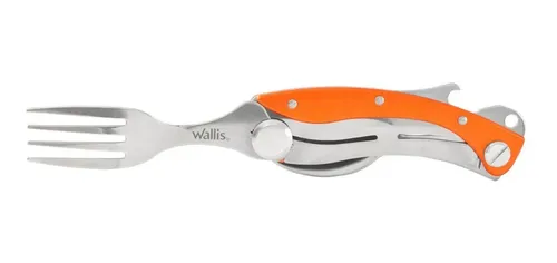 K900975 WALLIS CUBIERTOS CUCHARA TENEDOR NARANJA - Imagen 3