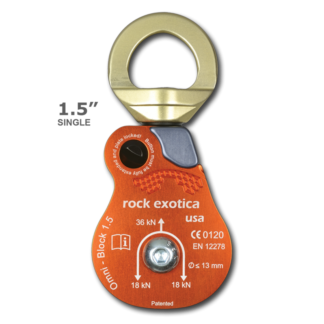 ROCKEXOTICA OMNISHACKL 1.5/36kN POLEA SIMPL SWIVEL