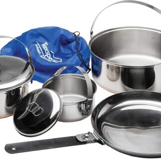 13430 TEXSPORT KIT 1persona P/COCINA INOX 6PZS