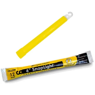 SNAPLIGHT AMARILLO LUZ QUIMICA CYALUME 6" x 12hrs
