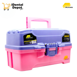 6202-92 PLANO CAJA CON 2 CHAROLAS ROSA